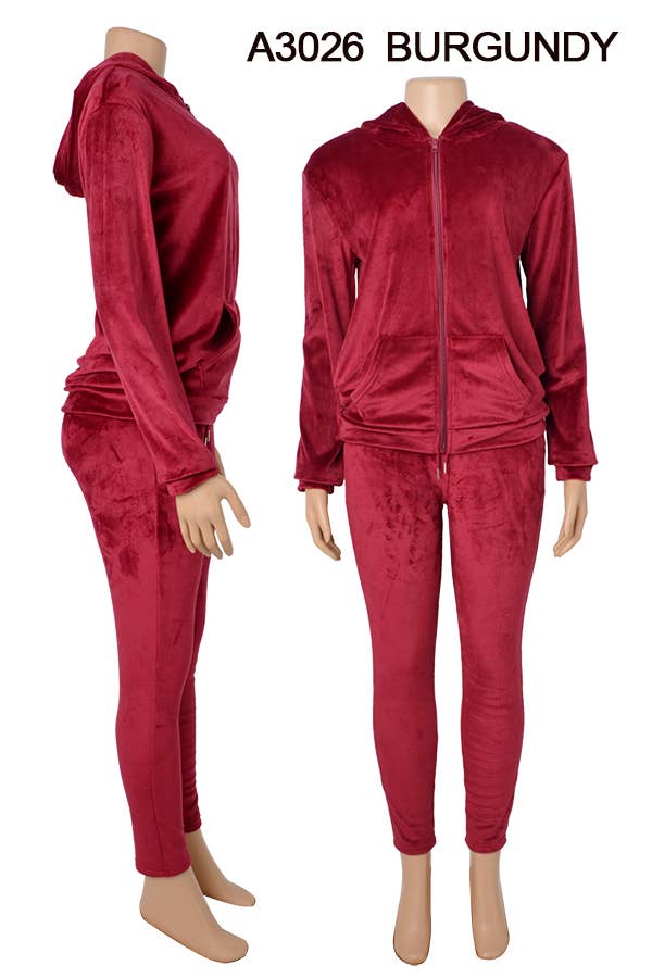 SSImport – wholesale Jeansjackor – Dam – A3026 SAMMET JACKA OCH BYXOR SET BLANDADE STORLEKAR 12SET4