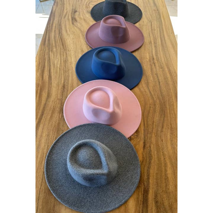 Queens INC - Wholesale Fedora - Women's - The Vegan Felt Rancher Hat – Now in 25+ Colors!7