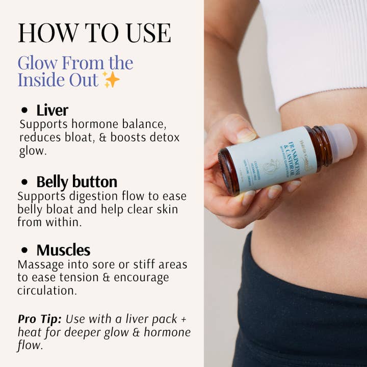 Holistic Goddess - Wholesale Body cream/lotion - Organic Castor Oil Roll-on With Frankincense5