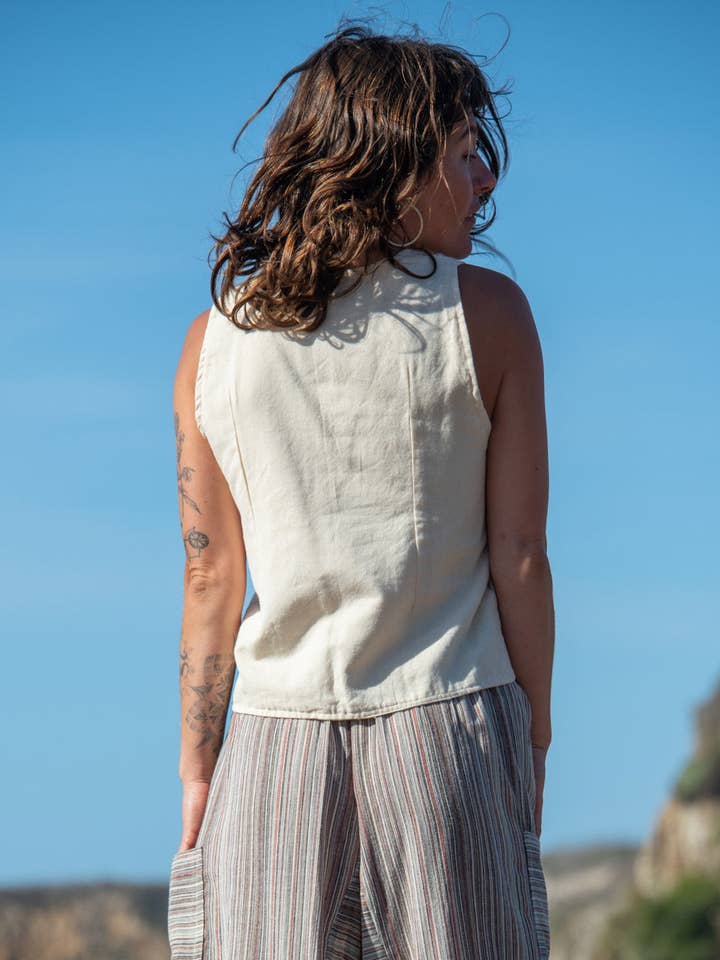 Zig Zag Asian Collection - Wholesale Shirt - Women's - Button Down Kurta Vest Top3