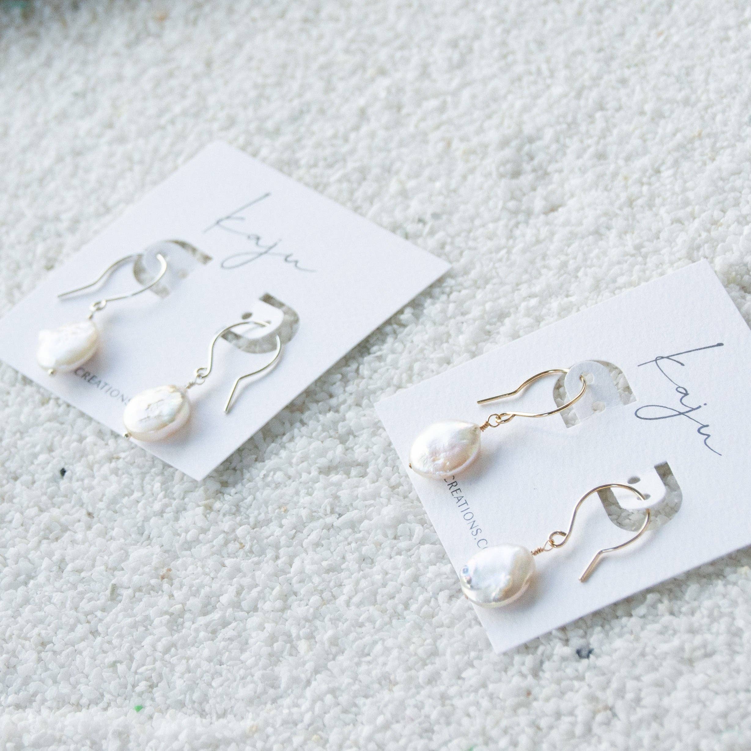 Kaju Creations - Wholesale Dangle Earrings - Pearl Hook Earrings2