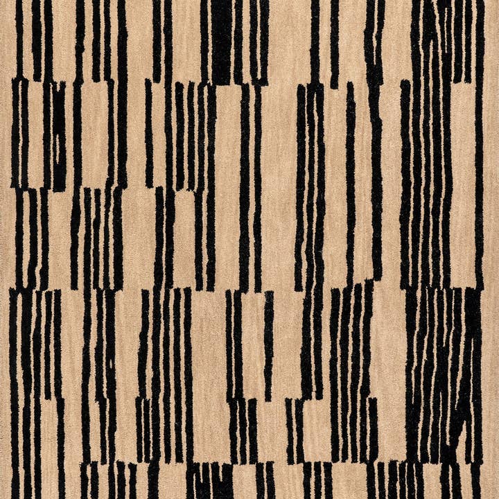 nuLOOM - Vente Tapis - Tapis de zone en laine rayé Tara