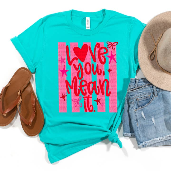 Liebe Dich, meine es Streifen #2998 DTF Transfer für den Großhandel von Flawless Transfers