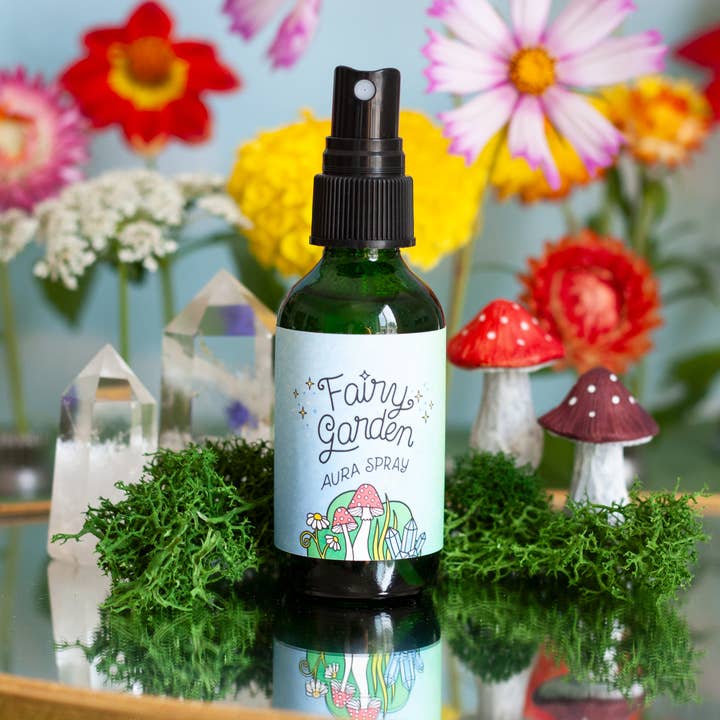 Rachel Beyer - Wholesale Aromatherapy Mist - Fairy Garden Aura Spray - Lemongrass + Ylang Ylang1