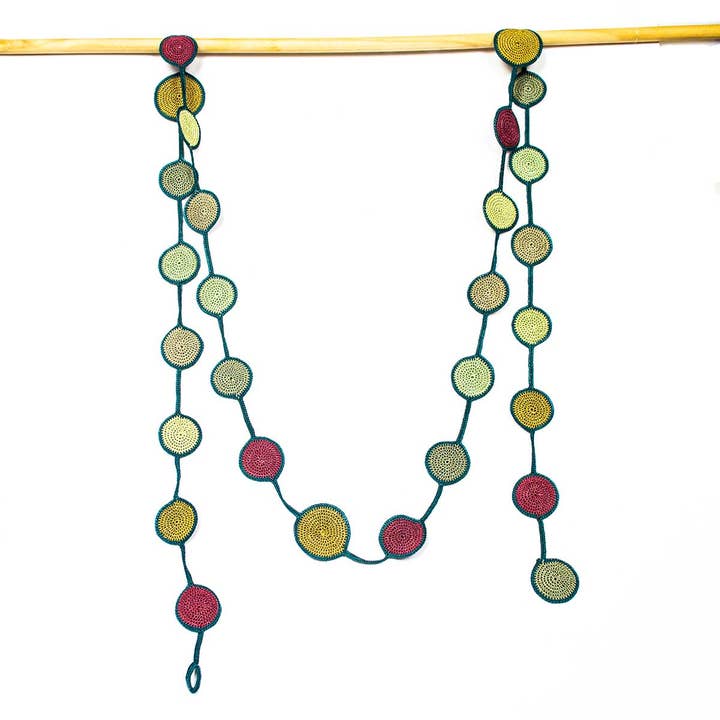 Silk Wool and Bijoux - Wholesale Scarf - Women's - Rainbow OYA Scarf Necklace1