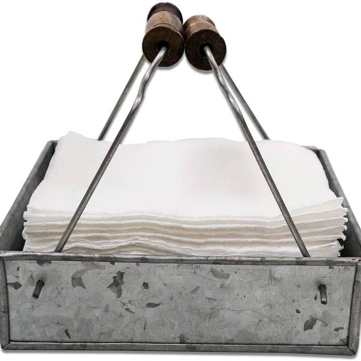 India Overseas Trading Corporation - Wholesale Napkin Holder - Galvanized Metal Napkin Holder4