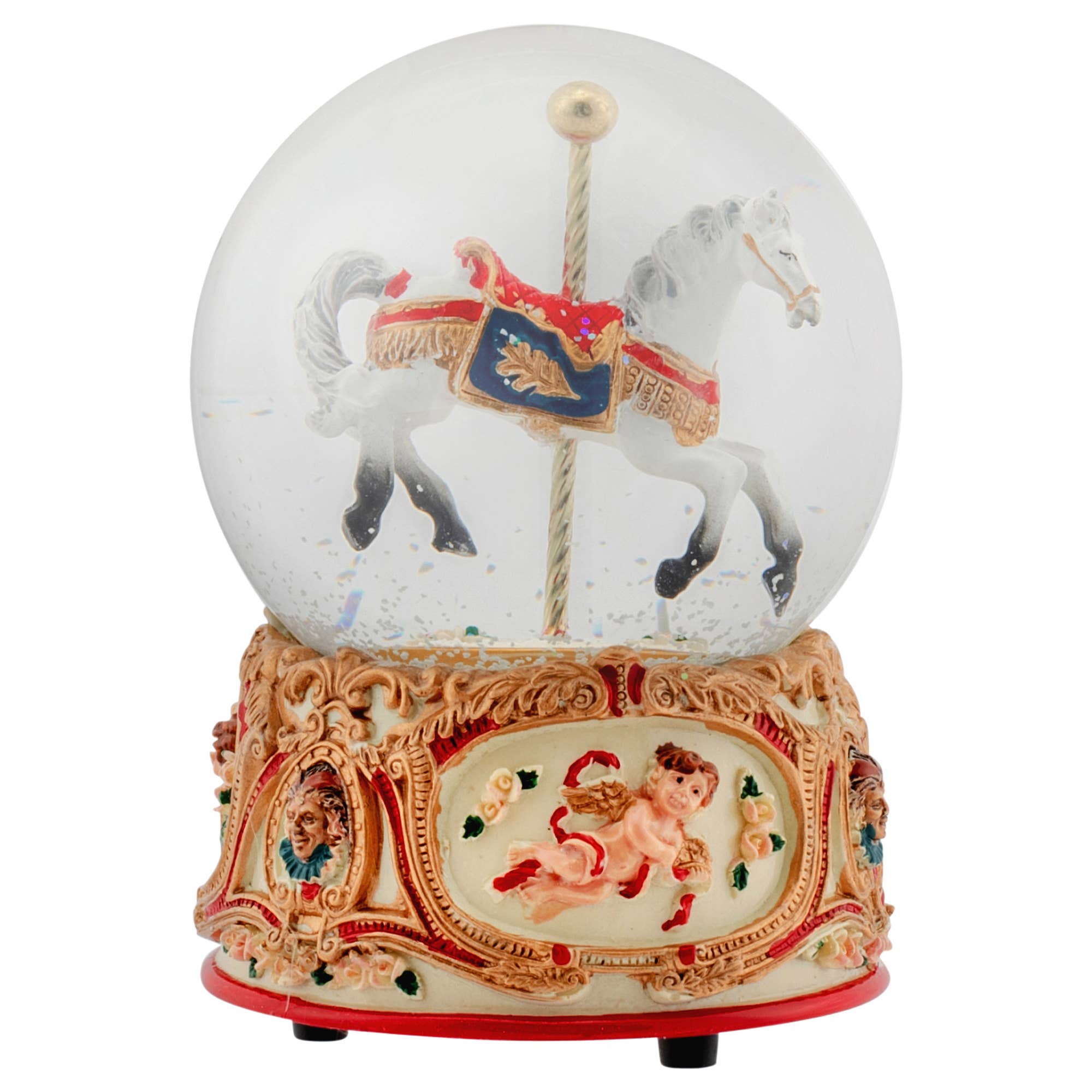 EAST AVENUE - Wholesale Snow Globe - Angel 100mm Musical Snow Globe1