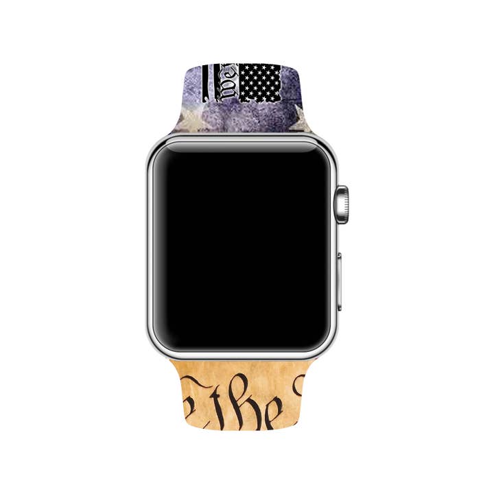 The Printed Llama - Wholesale Watch Band/Strap - Women's - 1776 USA Flag Band for Apple Watch 1-9, SE, Ultra1
