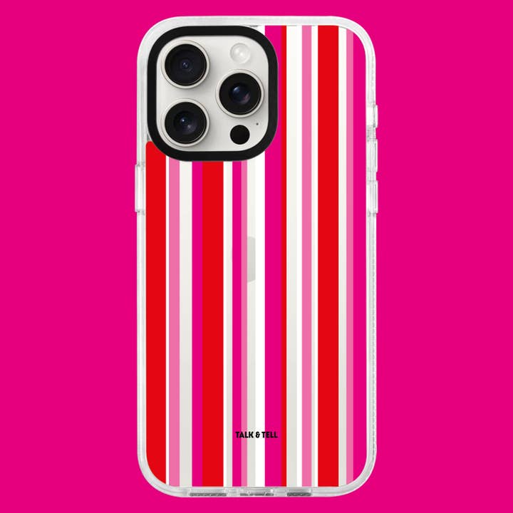 Berry Stripe iPhone Case for wholesale by Talk and Tell