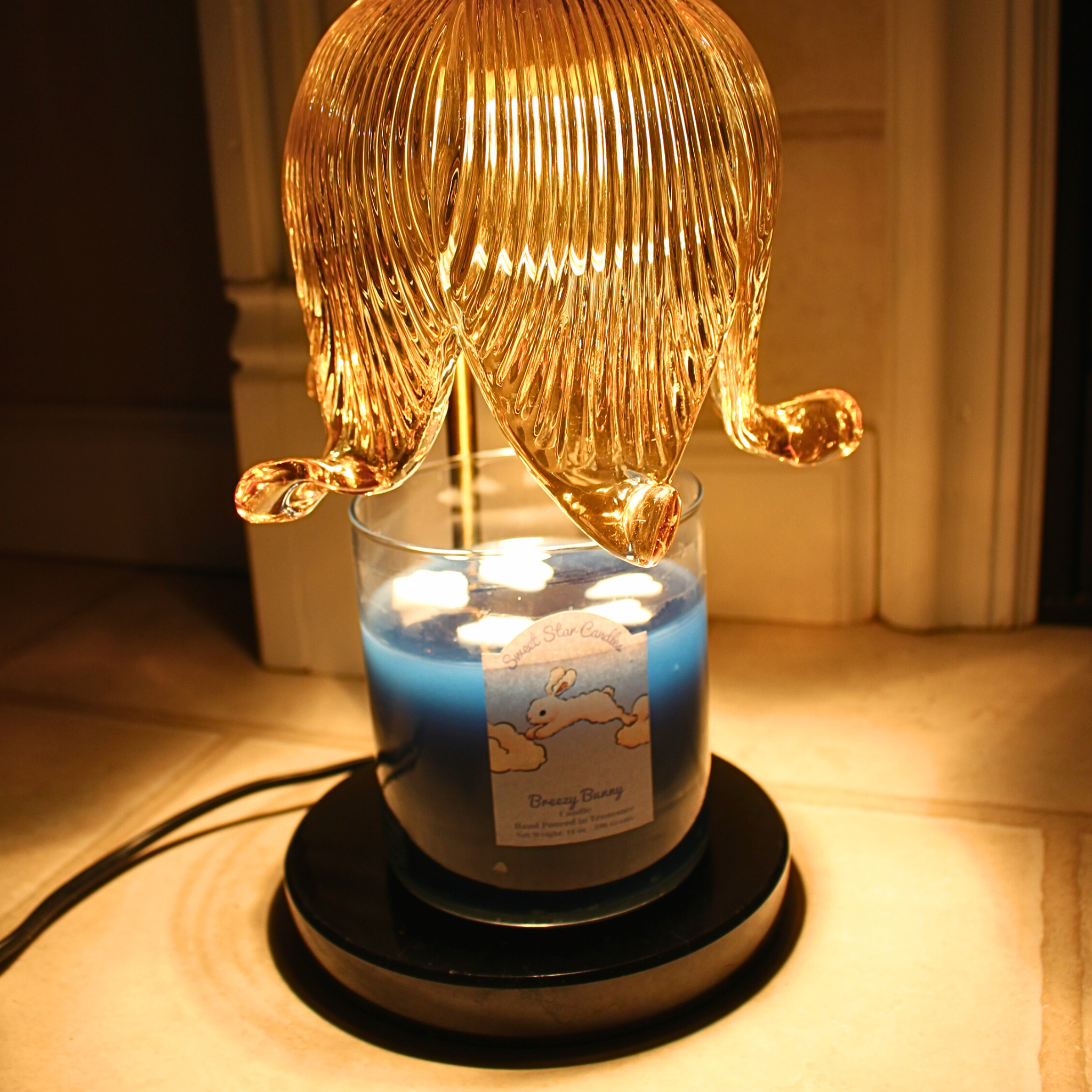 Sweet Star Candles - Wholesale Flameless Candle - Wickless Flameless Candle Breezy Bunny Scented | 14 oz5