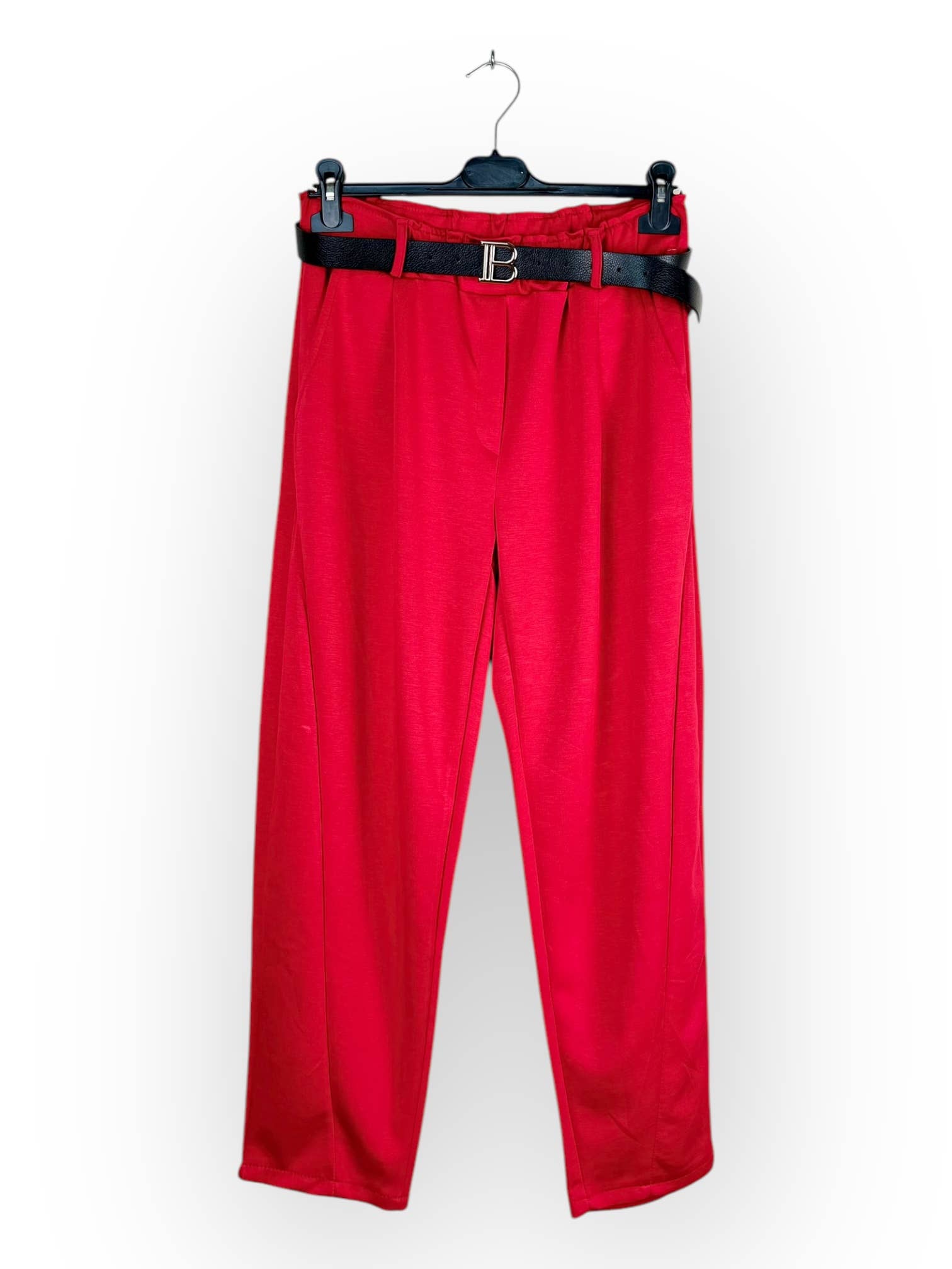 Lucky Nana - Wholesale Pants - Women's - SP 9747-01 - Pantalon uni en tissu lisse6