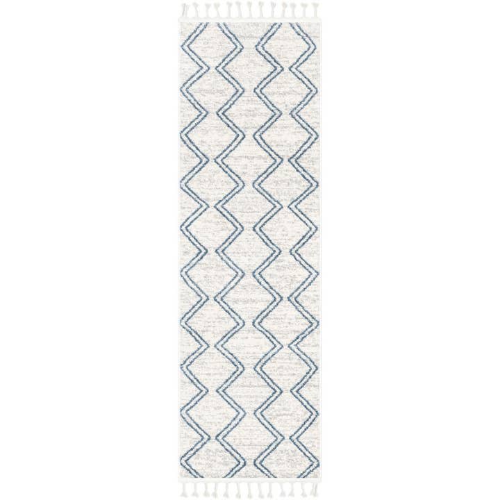 Well Woven – Großhandel Teppichvorleger – Kind & Baby – Reeve Moderner Zick-Zack-Zick-Zack-Kinderteppich in Elfenbeinfarben18