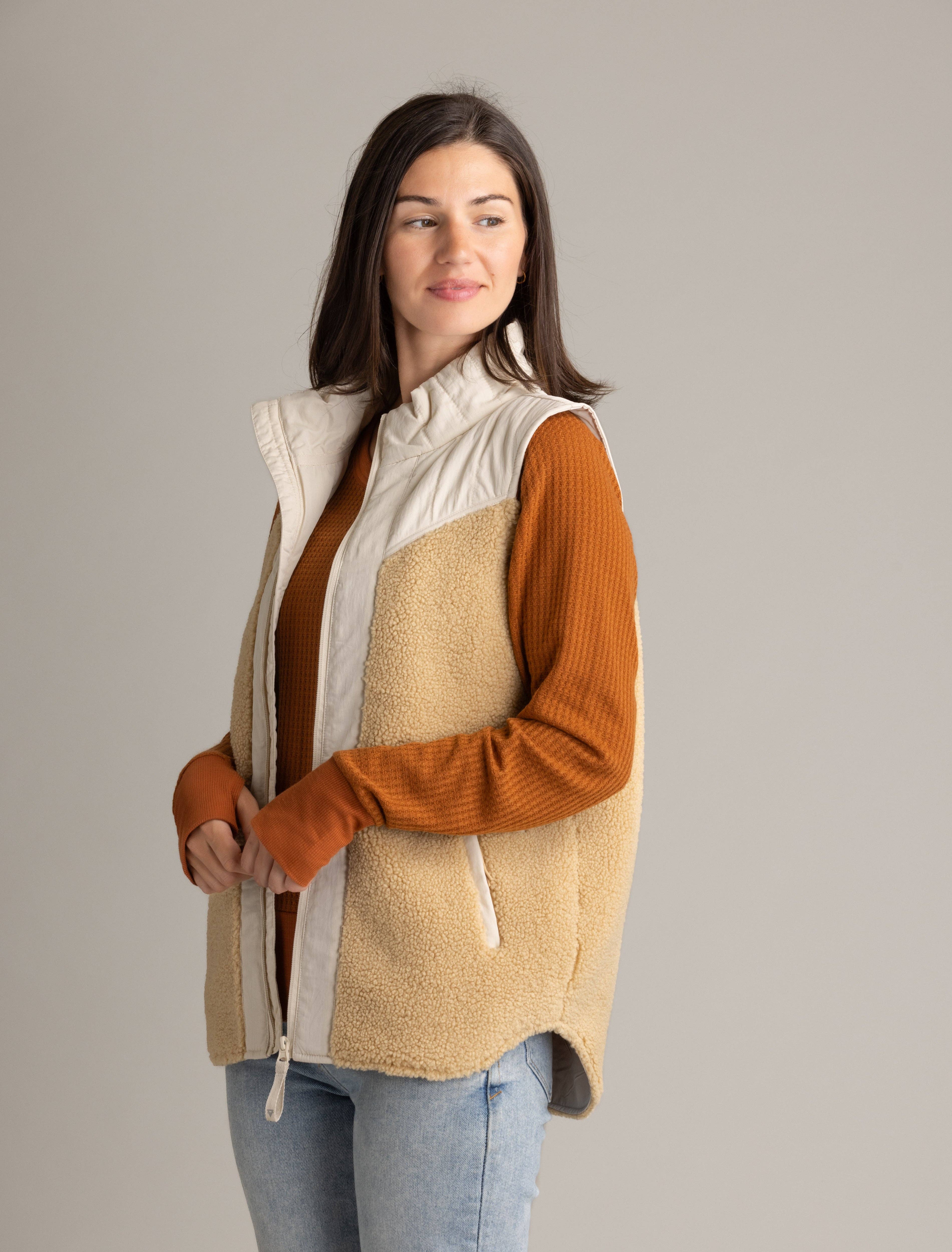 LIV Outdoor - Wholesale Outerwear Vest - Women's - Women's Vela Hybrid Berber Vest7