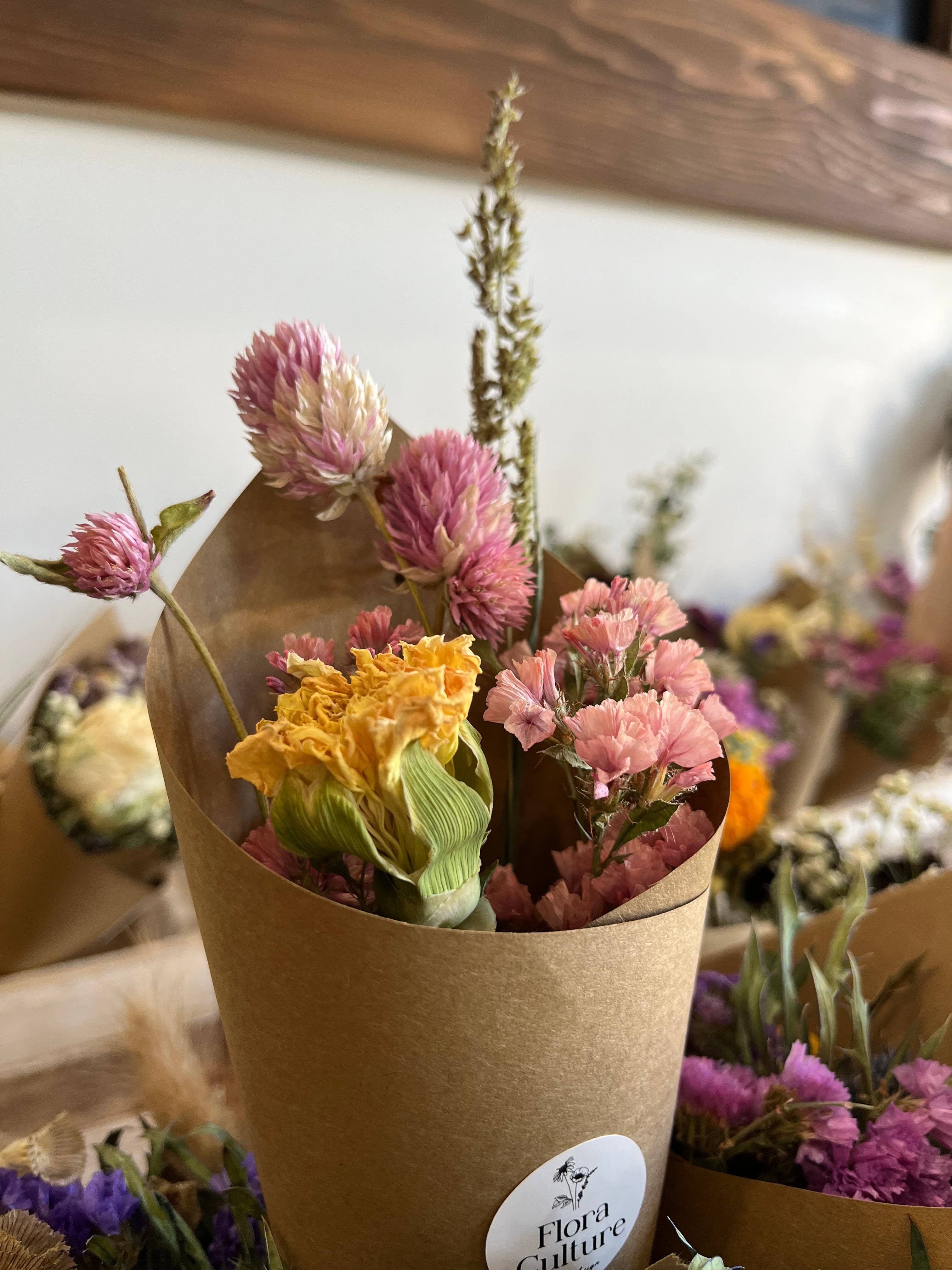 Flora Culture - Venta al por mayor Flores secas/prensadas - Mini ramo seco3