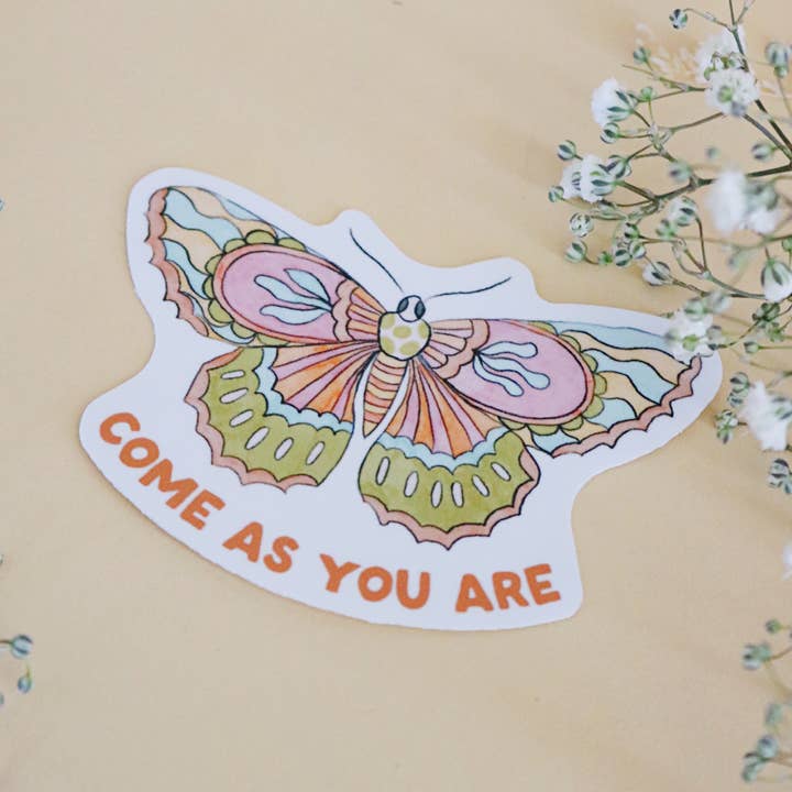 Hey Maker – Großhandel Aufkleber – „Komm wie du bist“ -Aufkleber0