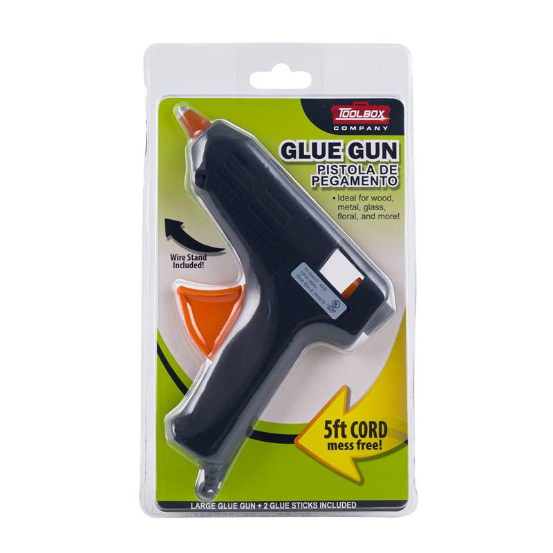 Deluxe Import Trading - Wholesale Tool Set - Glue Gun - 6'' with 5ft Cord - 2 Glue Sticks Included0