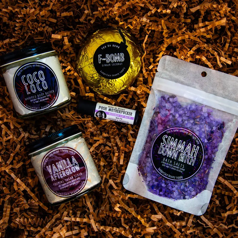 Badgerface Beauty Supply - Wholesale Bath & Body Set - Pamper Me Kit. Relaxation Gift Set for Women.1