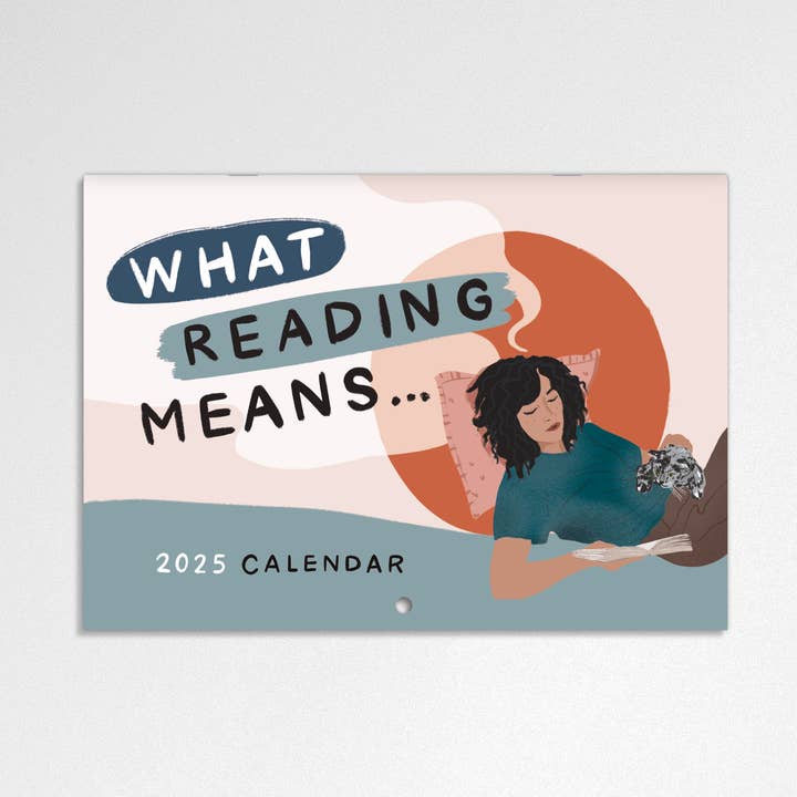 2025 Calendar - What Reading Means for wholesale by Bookishly (No US Import Fees)