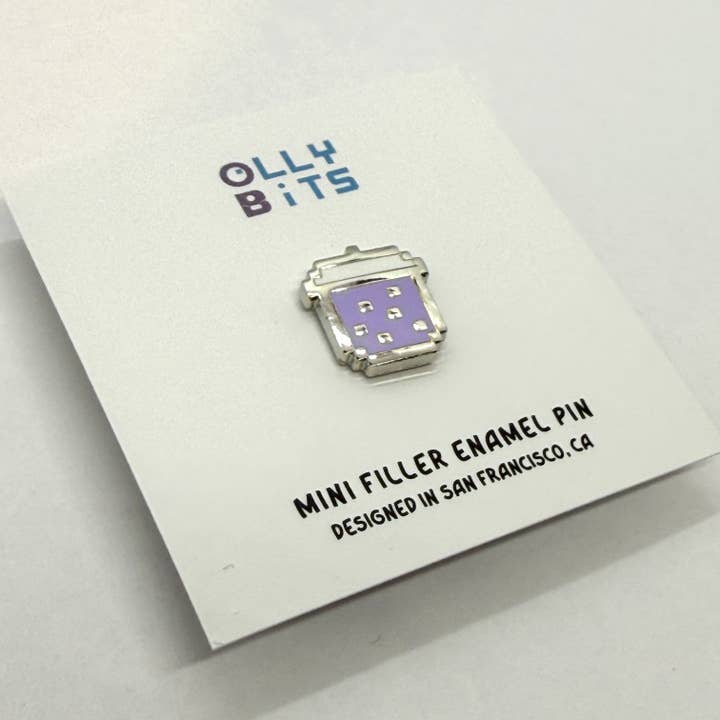 Ollybits Pixel Art - Wholesale Lapel Pin/Button - Boba Milk Tea Mini Filler Pixel Art Enamel Pins10