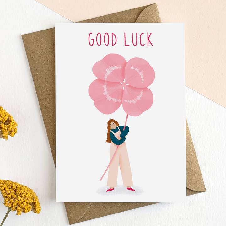 Elsa Rose Frere - Wholesale Good Luck Card - Illustrated Good Luck Card0