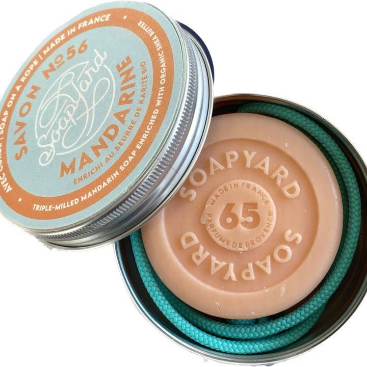 soapyard – wholesale Tvål – Mandarin Tvål 140g | Avtagbart Rep & Reseburk