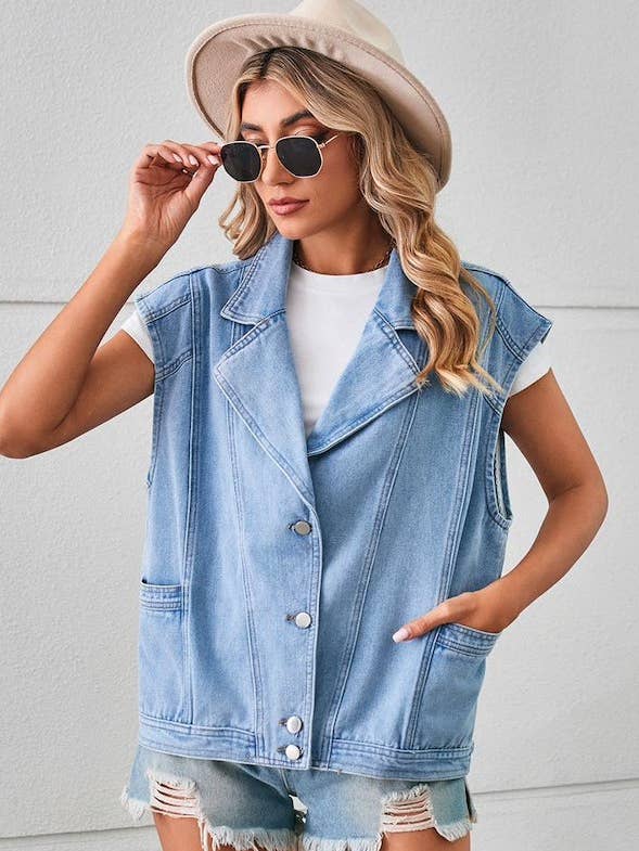 Jeansjackenweste für den Großhandel von Miss Sparkling