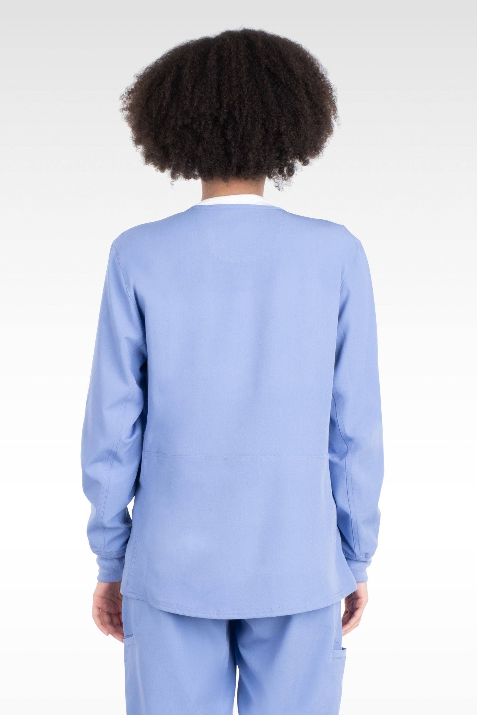 Aura Naturale - Wholesale Healthcare Uniform - Women's - Tana Women Round Neck Zipped Scrubs Jacket 4 Pockets (17050)20