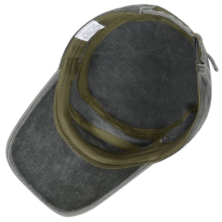 AK Brand - Wholesale Baseball Cap - Women's - Unisex Cotton Cadet Hat Vintage Washed Flat Top Cap15