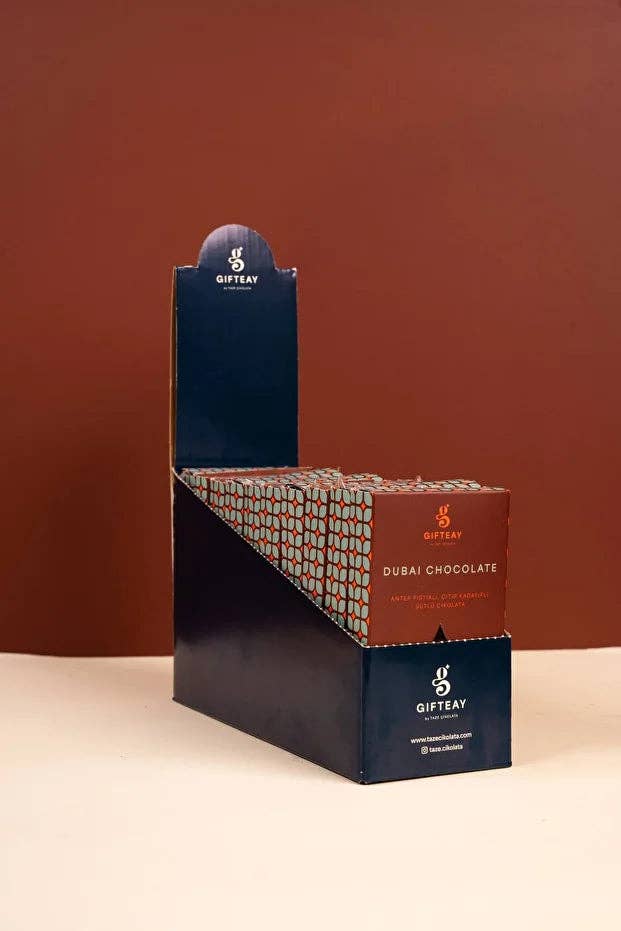 Aladdin - Vente Barre chocolatée - Chocolat de Dubaï 200g Artisanal Premium Turc Halal5