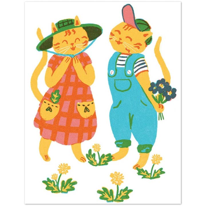 Amis Chats 10 Cartes pour la vente par Ingrid Press