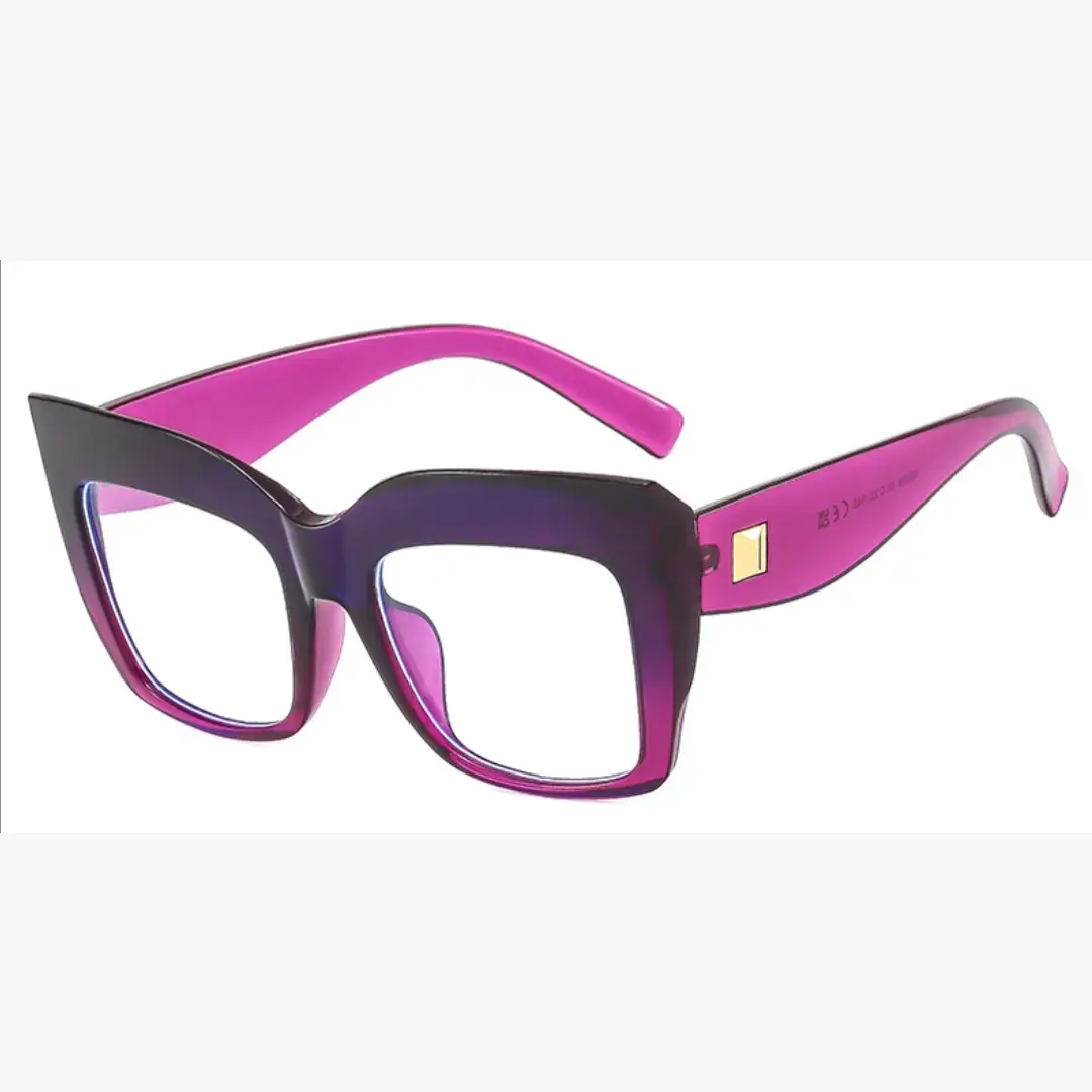 Yaya's Luxe Wholesale – Großhandel Brille – Damen – Luxora Damen Oversized Cateye Klargläser5