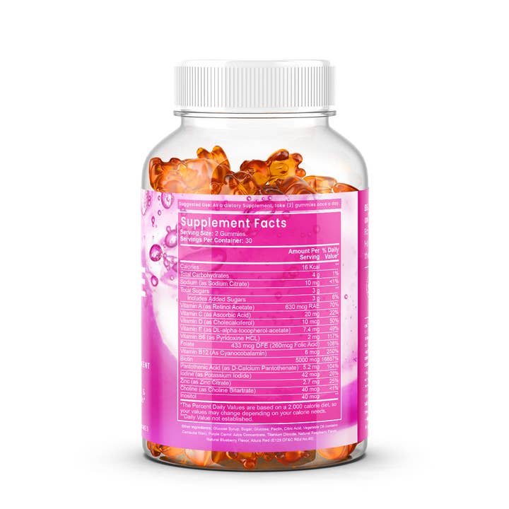Nilon Beaute - Vendita all'ingrosso Vitamine/integratori orali - BeauteBiotic Gummies: Capelli, pelle e unghie