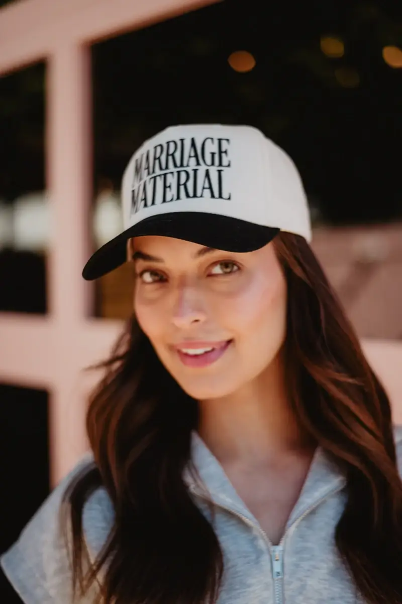 Katydid - Wholesale Trucker Hat - Women's - Marriage Material Two-Toned Trucker Hats For Women8