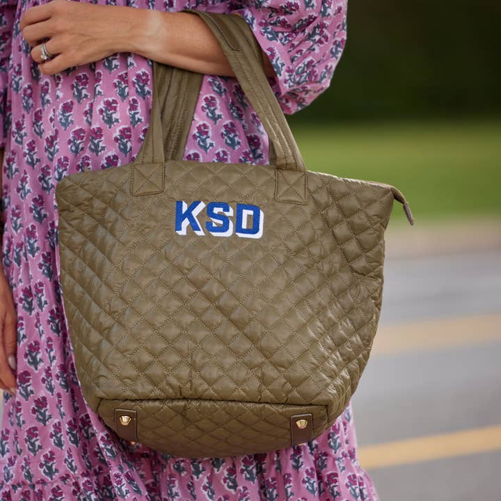The Monogram Corner - Wholesale Tote Bag - Women's - PERSONALIZED QUILTED TOTE