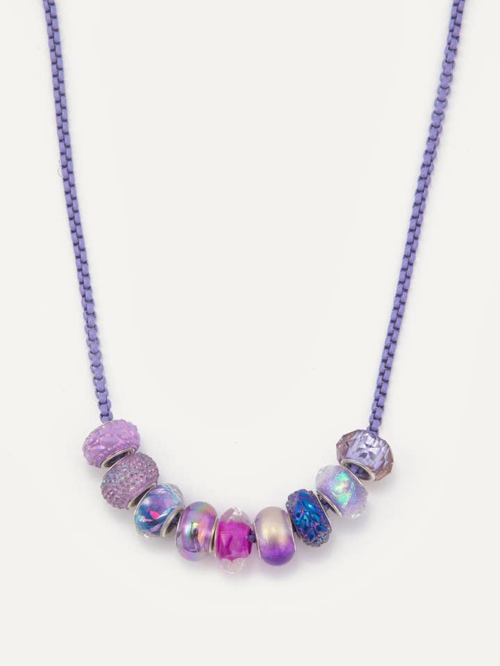 Roxy Halsband - Lila för wholesale av Melania Clara