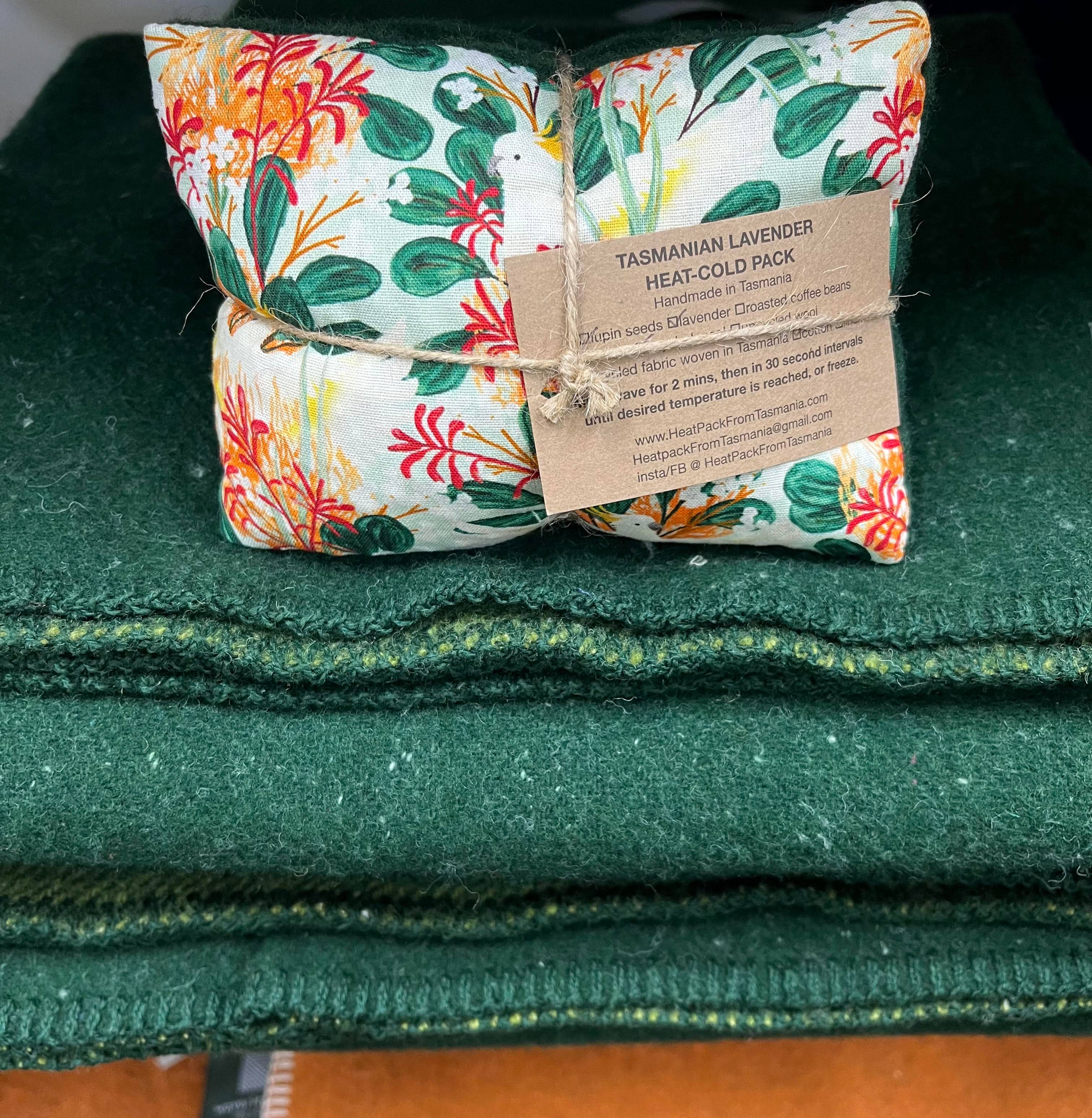 HeatPack From Tasmania – Engroshandel Varmt/koldt kompres – Hvid Kakadue Varm-Kold Pakke1