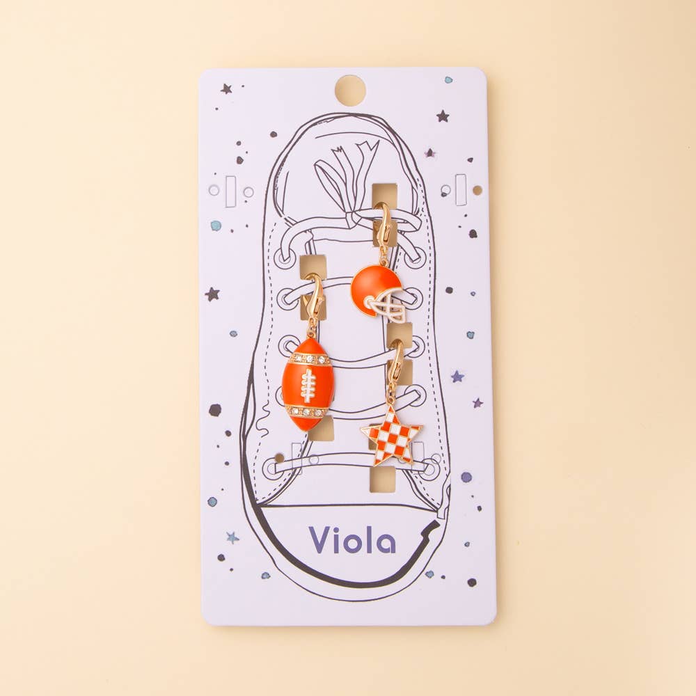 SP Sophia Collection - Wholesale Shoe Accessories - Game Day Shoe Chain with Assorted Charms2