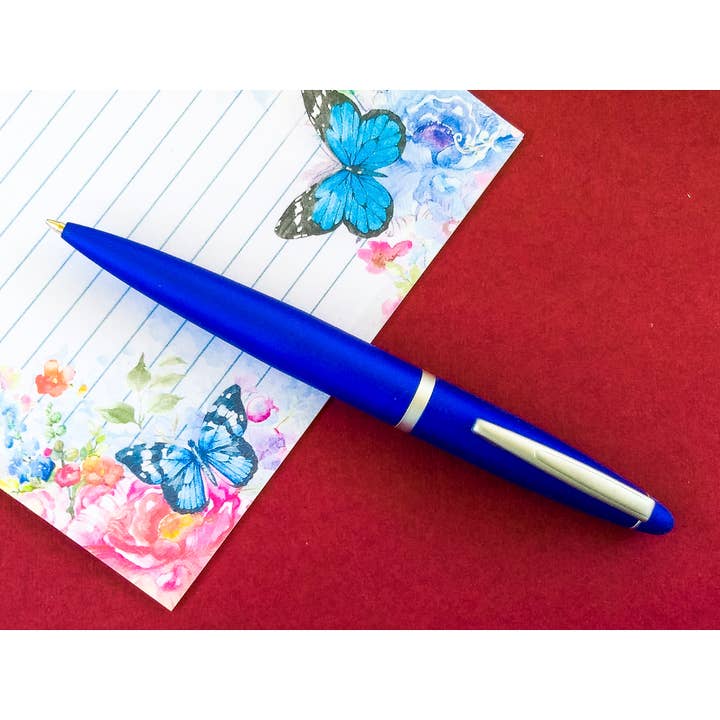 Electric Sapphire Pen Set for wholesale by Penclub