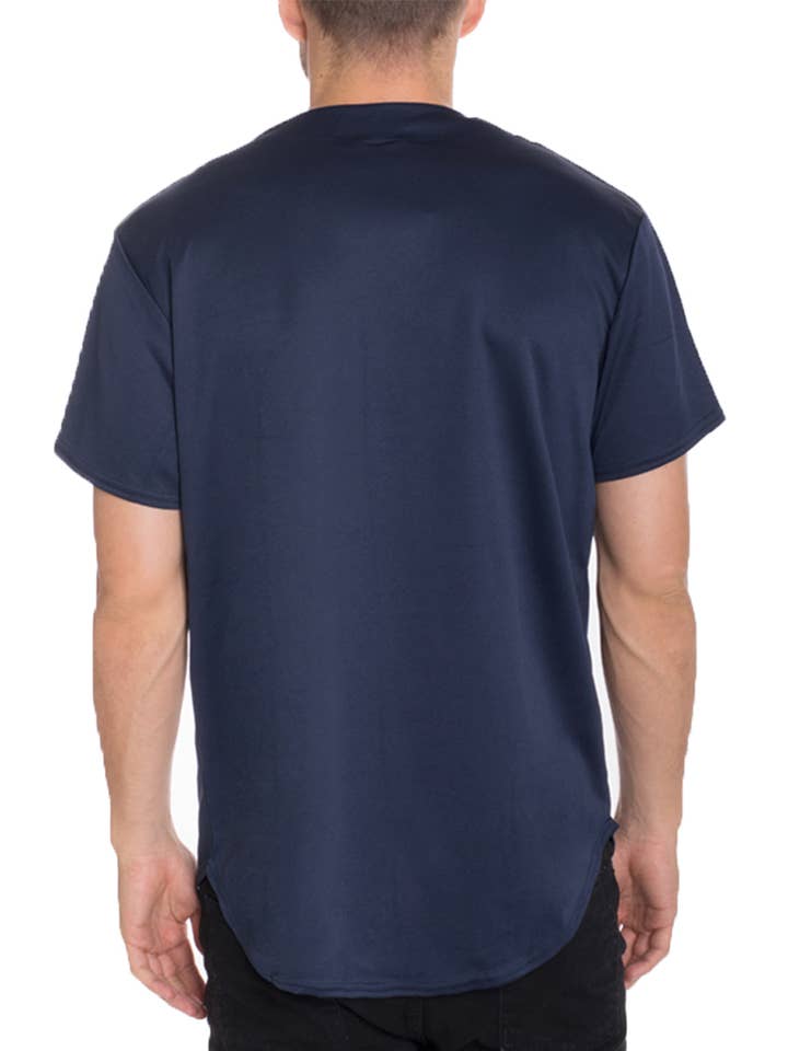 WEIV - Wholesale Button Down Shirt - Men's - Unisex Baseball Jersey2