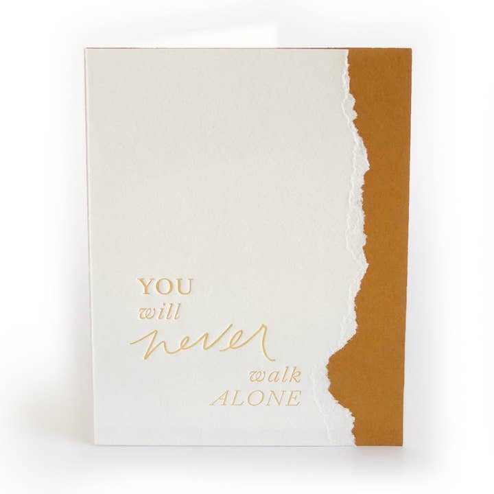 Du Vil Aldrig Gå Alene Sympatikort for engroshandel hos Belle & Union