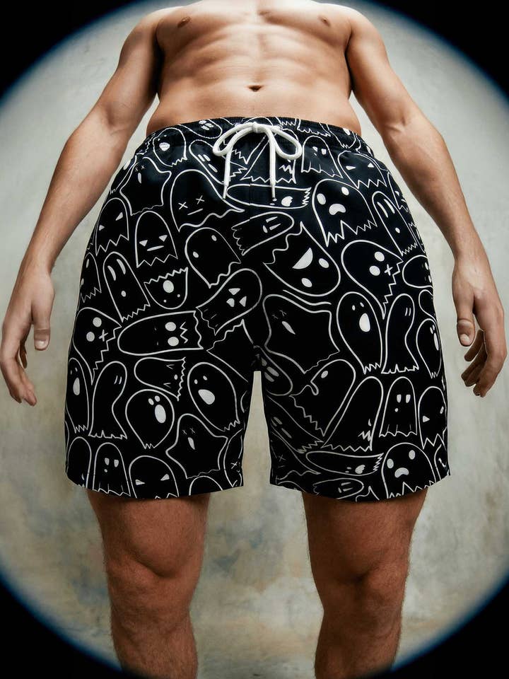 Bañador Fantasma en Blanco y Negro para venta al por mayor de KALAIA