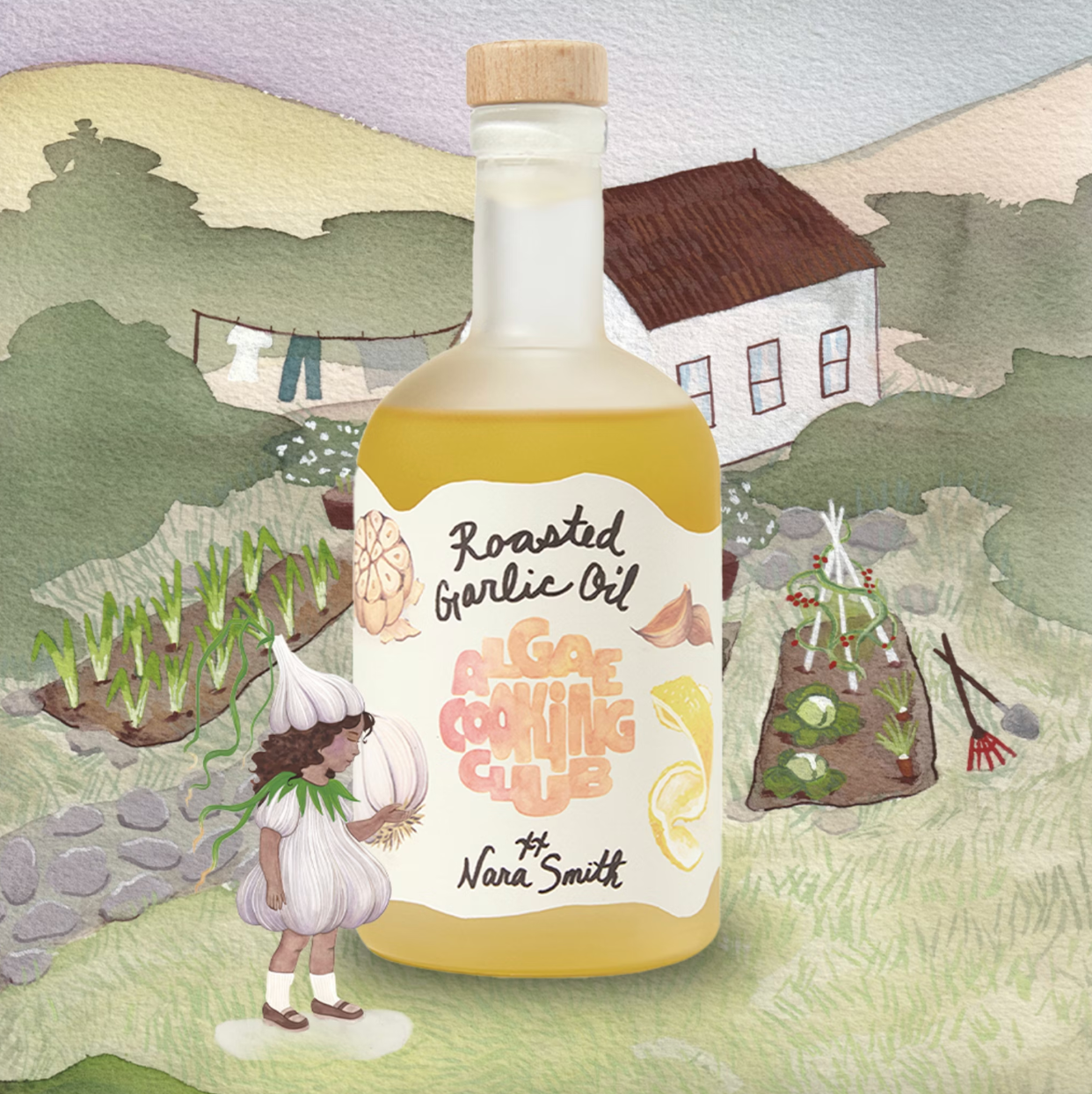 Algae Cooking Club - Wholesale Cooking Oil - Nara's Roasted Garlic Oil (+ Yuzu • Miso) Best Seller6