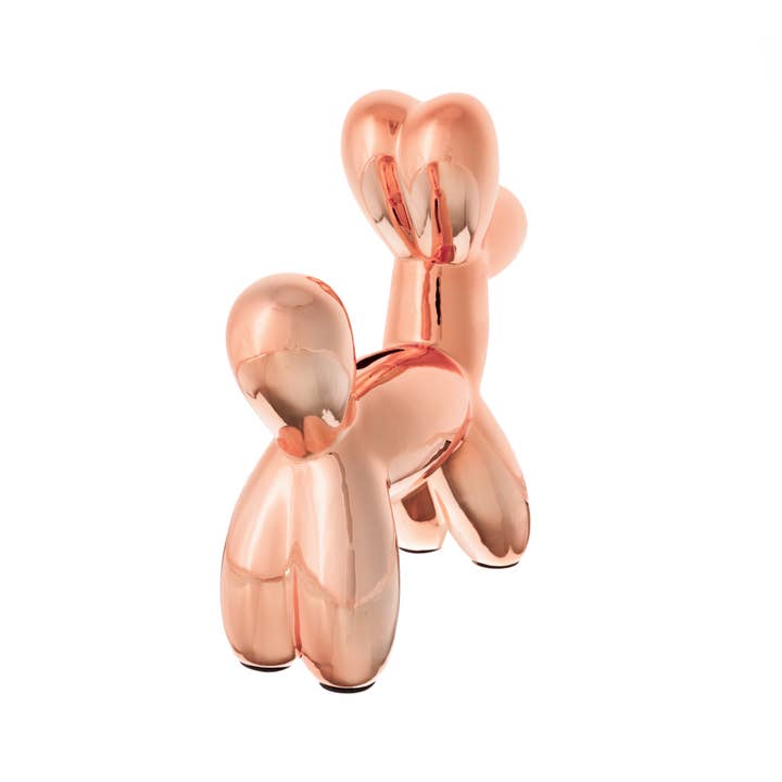 Creative Gifts International Inc. - Wholesale Money/Piggy Bank - Balloon Dog Bank Rose Gold2