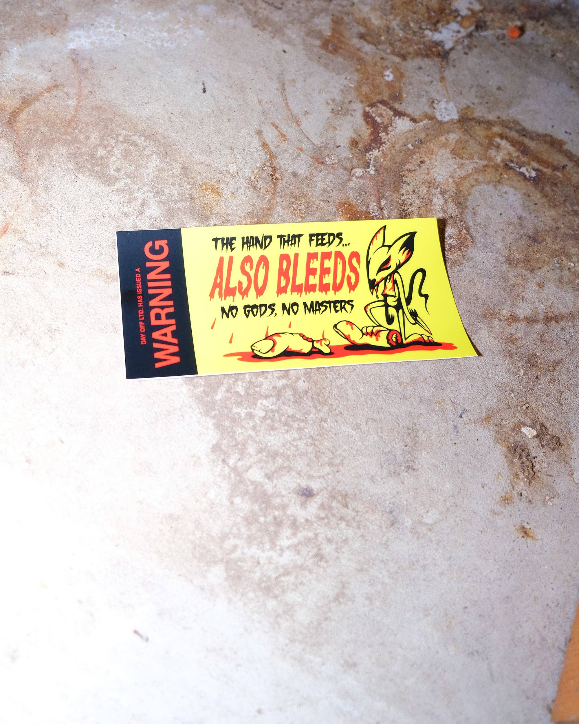 Day Off Ltd. – wholesale Sticker – Warning Sticker1