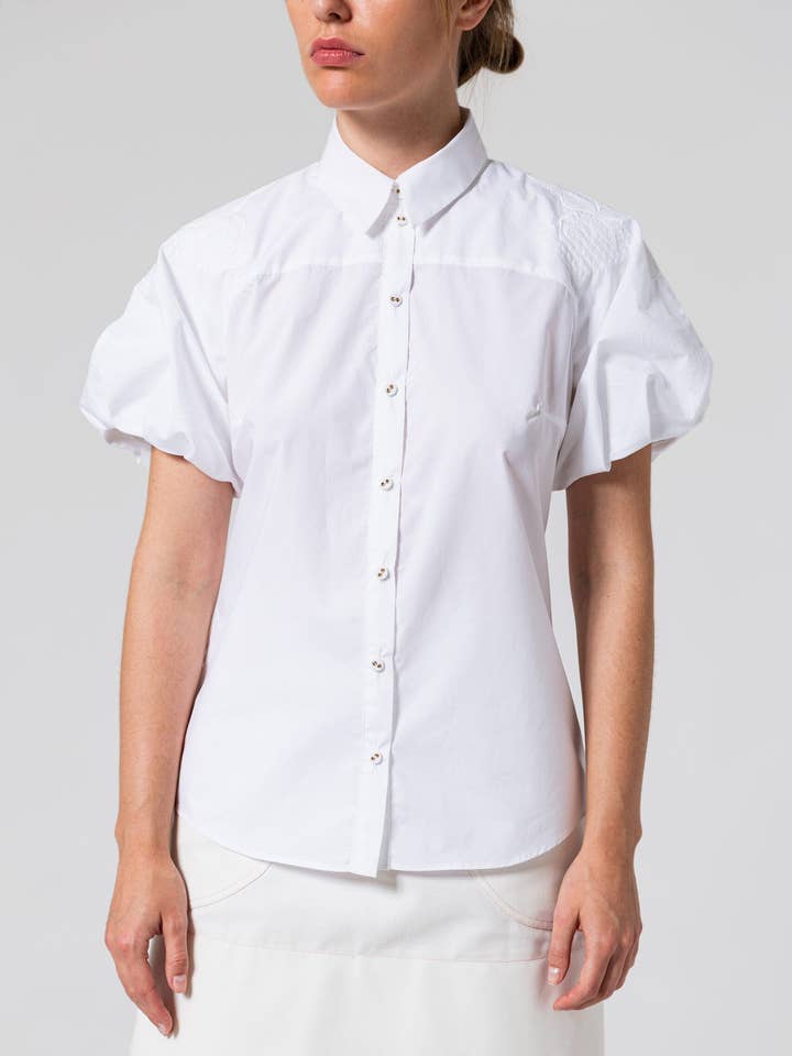 Camisa con mangas de globo para venta al por mayor de ANT WOMAN COLLECTION