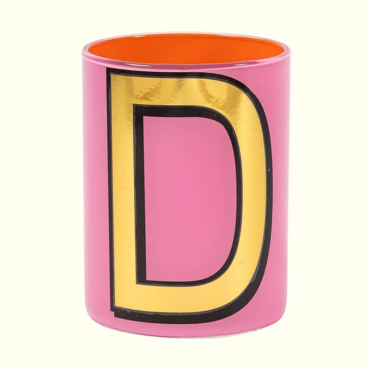 Alphabet Brush Pot - D for wholesale by Bridie Hall Ltd