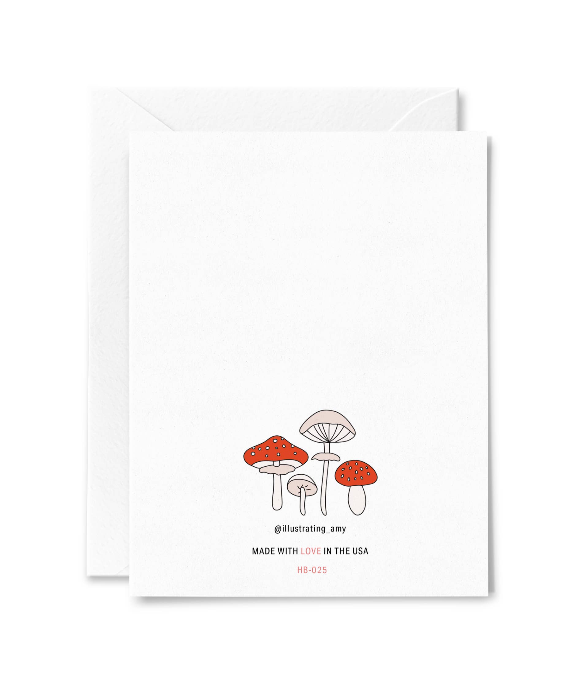 Illustrating Amy - Wholesale Birthday Card - Mushroom Skating Birthday Card1