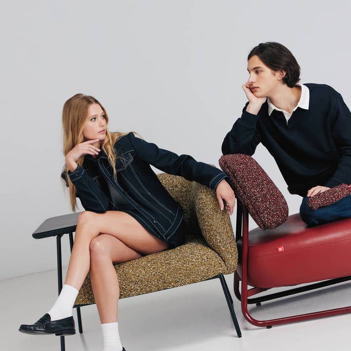 Kodu - Wholesale Chair - Polyester armchair in mottled green tones7