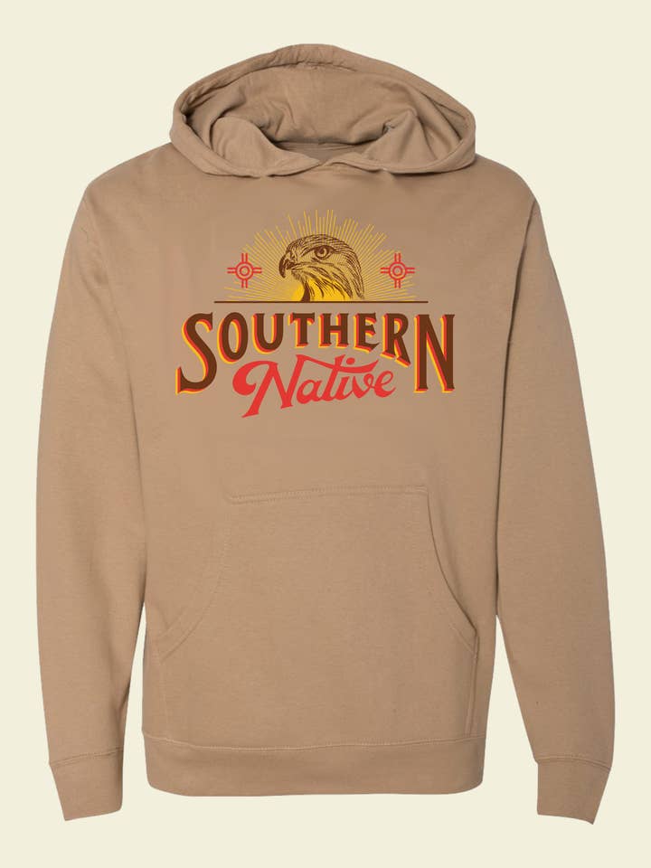 Hawk Head Hoodie for wholesale by Southern Native
