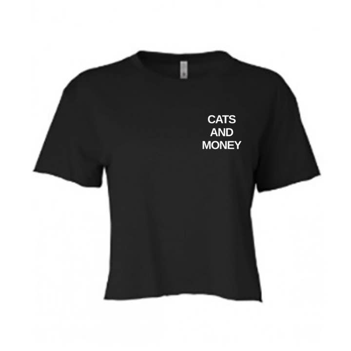 OG Crop Top - Svart för wholesale av Cats And Money
